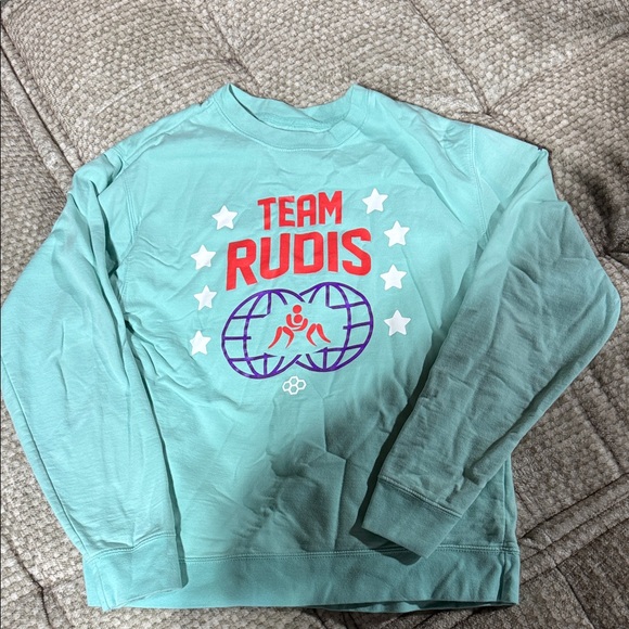 Rudis wrestling Team Rudis: Aqua Sweatshirt Medium - Picture 1 of 3